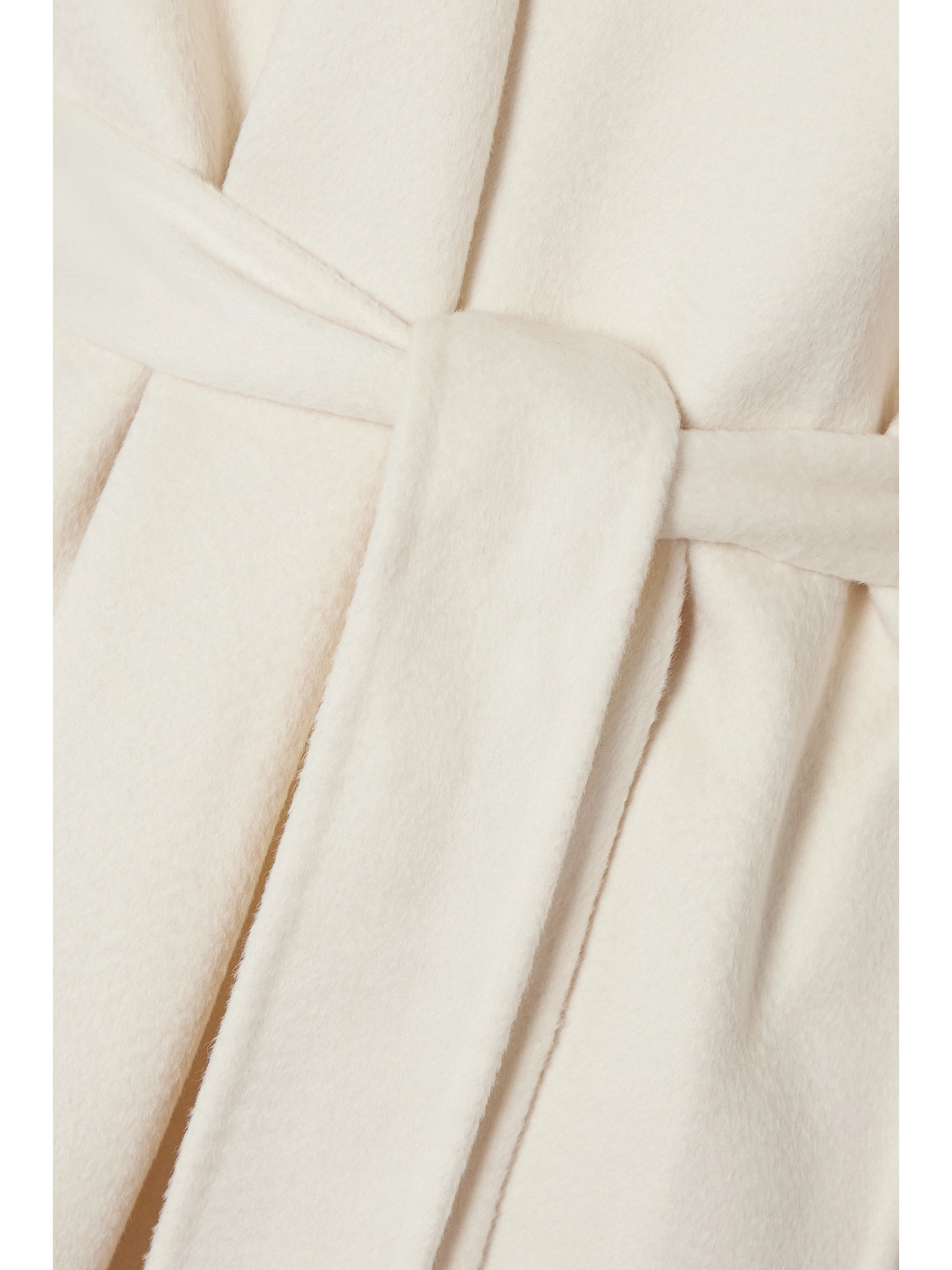 Zinnia Belted Wool-blend Felt Coat - 5