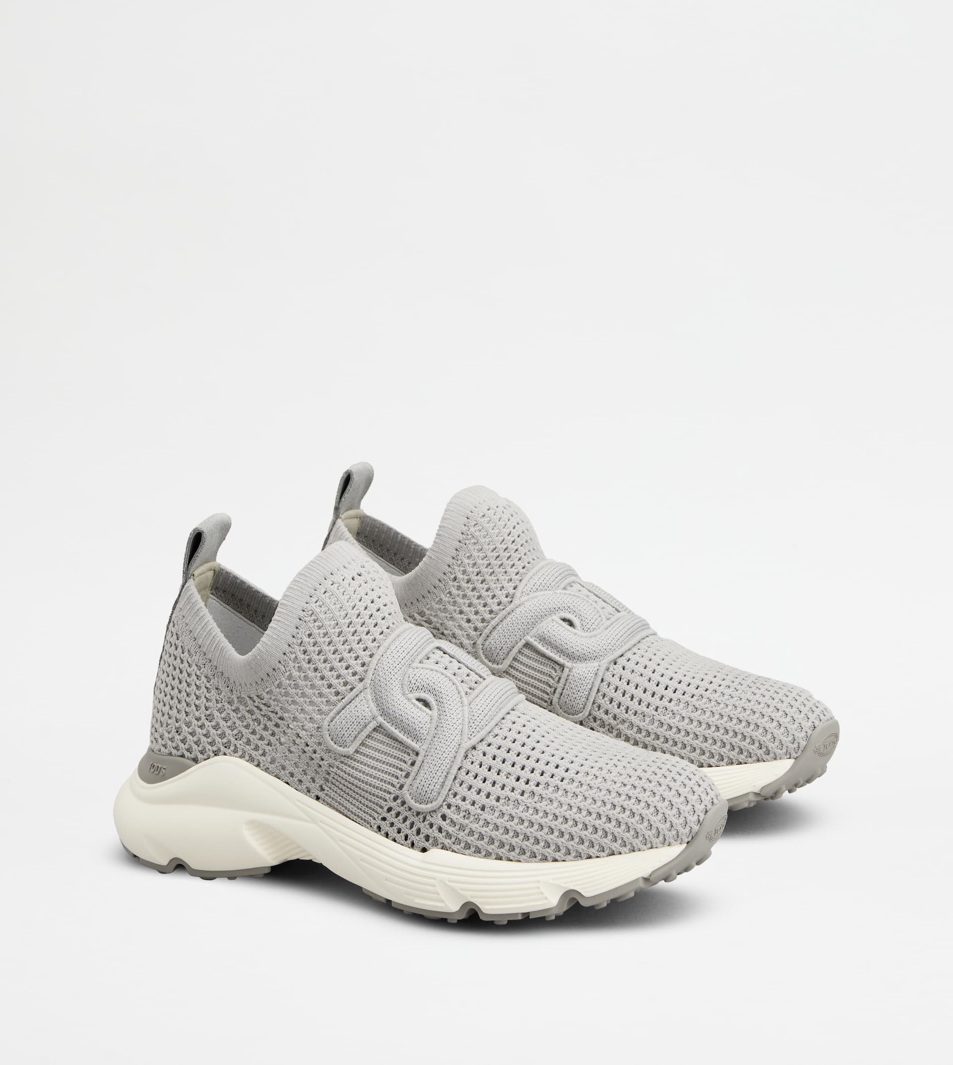 KATE SLIP-ON SNEAKERS IN FABRIC - GREY - 2