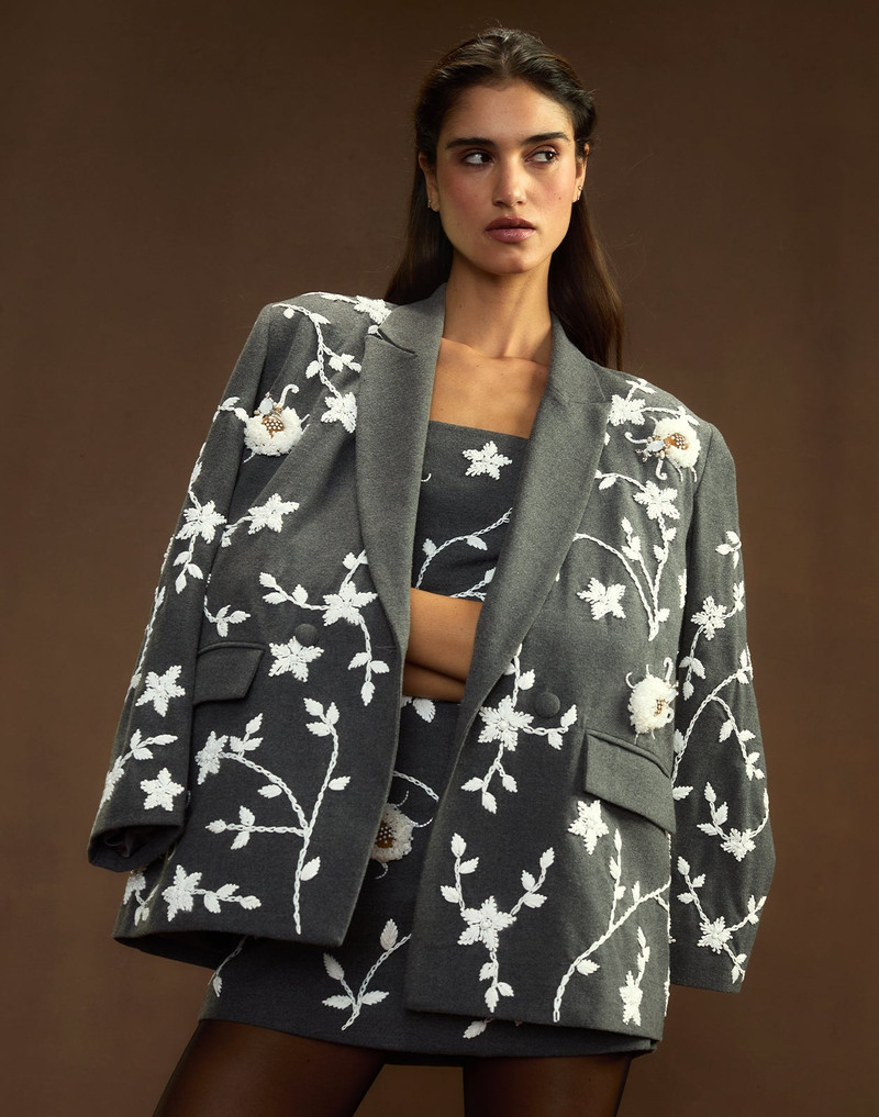 Fleur Embellished Blazer 5