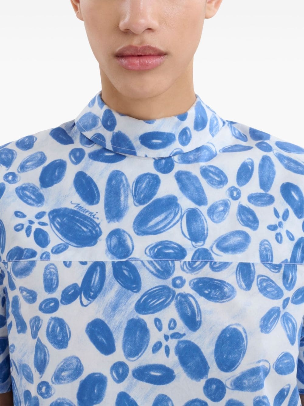 patterned short-sleeve shirt - 5