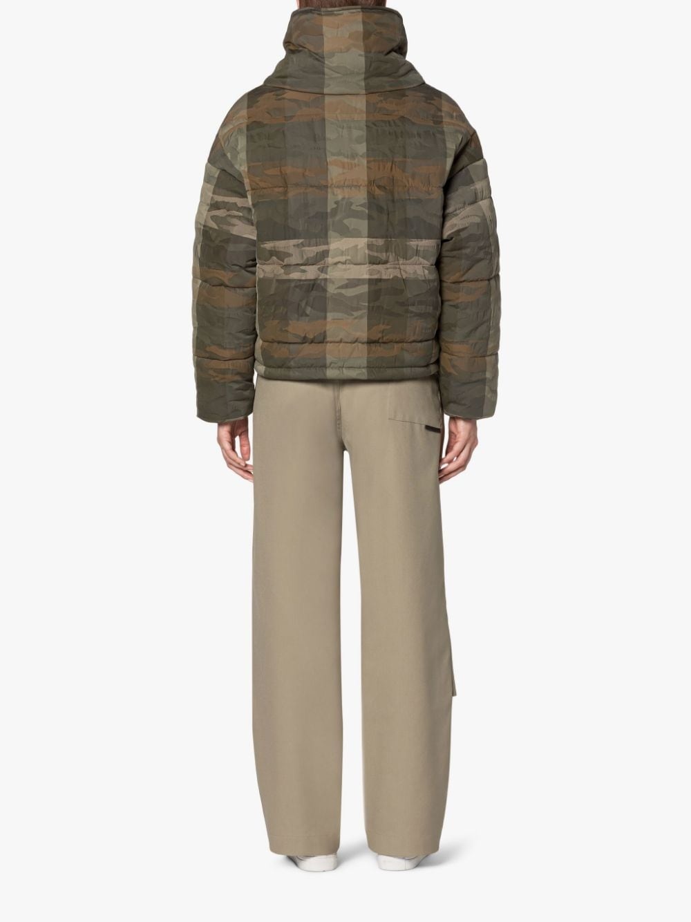 CHRISSIE MILITARY CAMO NYLON JACKET - 4