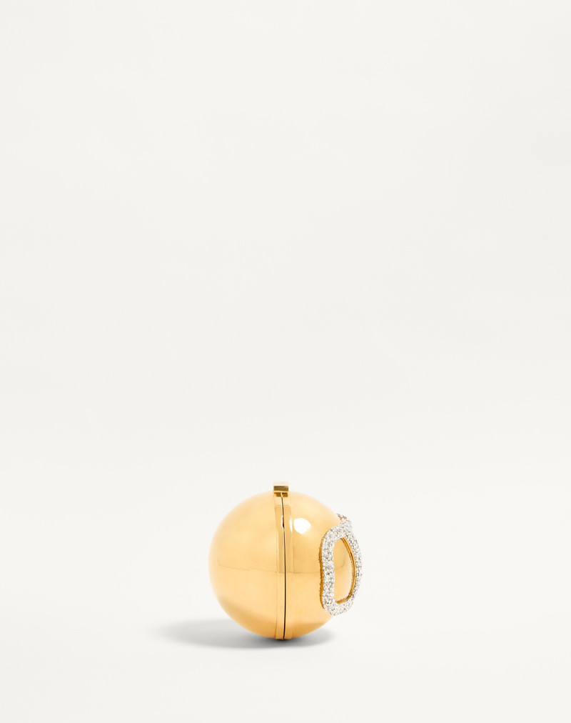 VLOGO SIGNATURE MINAUDIÈRE IN METAL AND SWAROVSKI® CRYSTALS 3