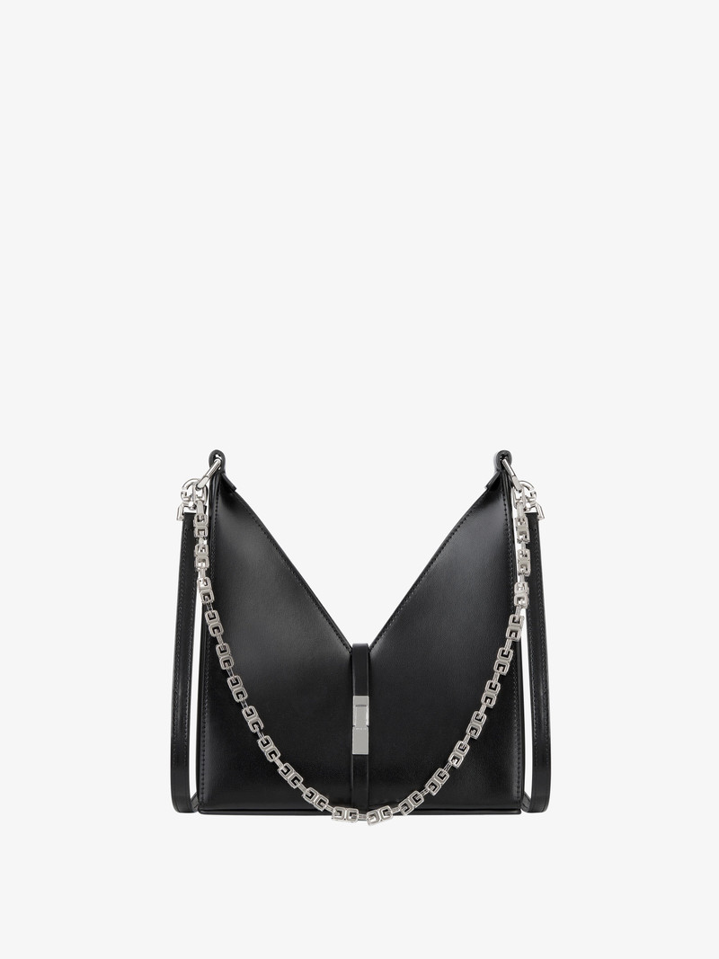 MINI CUT OUT 가방 에 상자 LEATHER 와 CHAIN 1