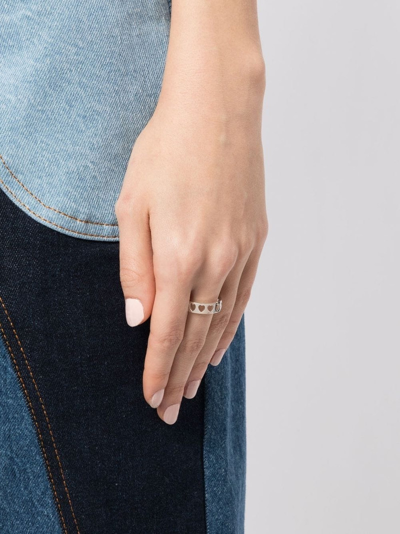 STOLEN GIRLFRIENDS CLUB Heartless Band sterling-silver ring outlook
