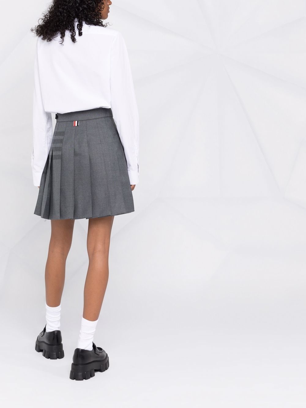 4-Bar pleated mini skirt - 6
