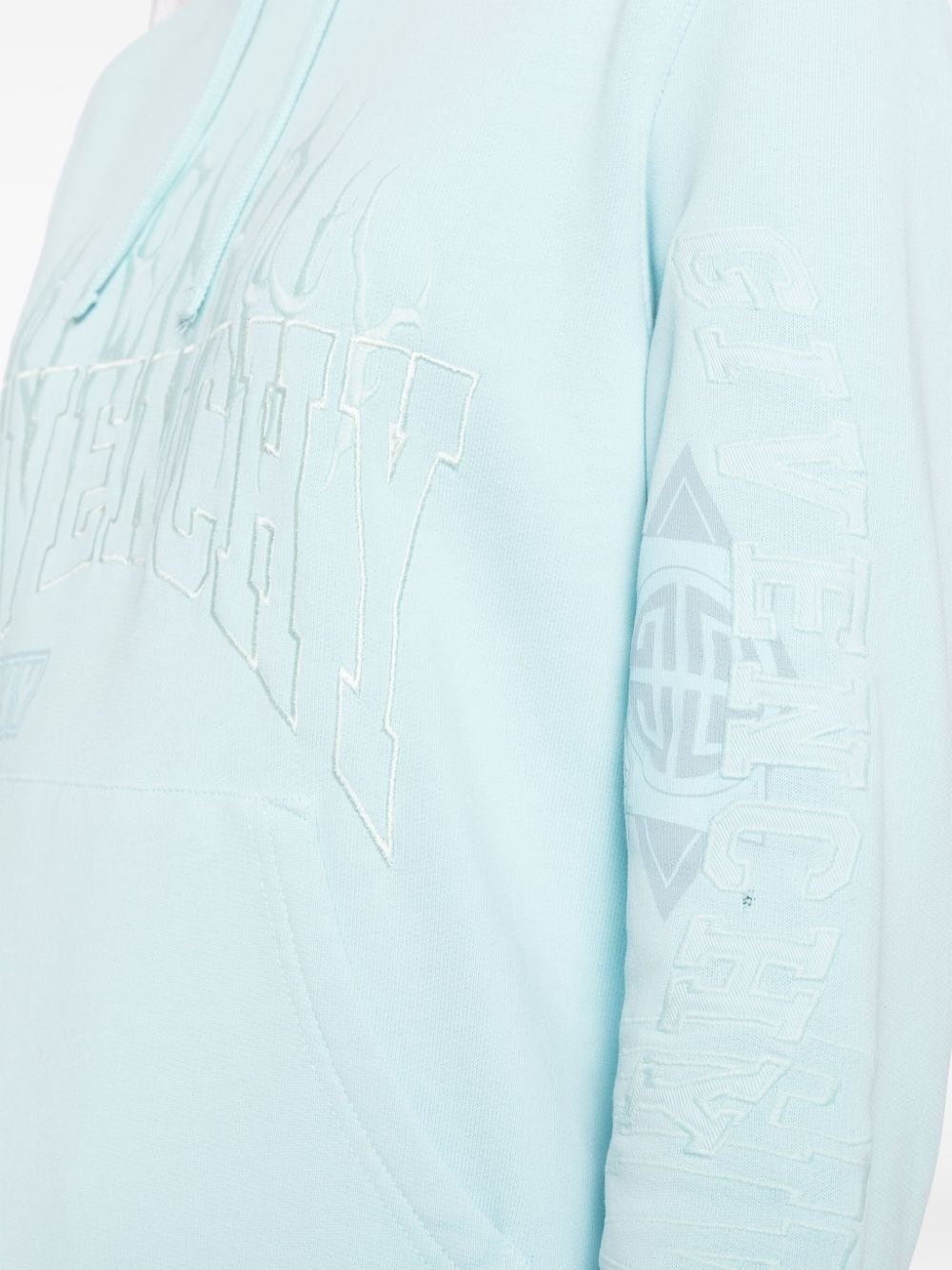 logo-embroidered hoodie - 5