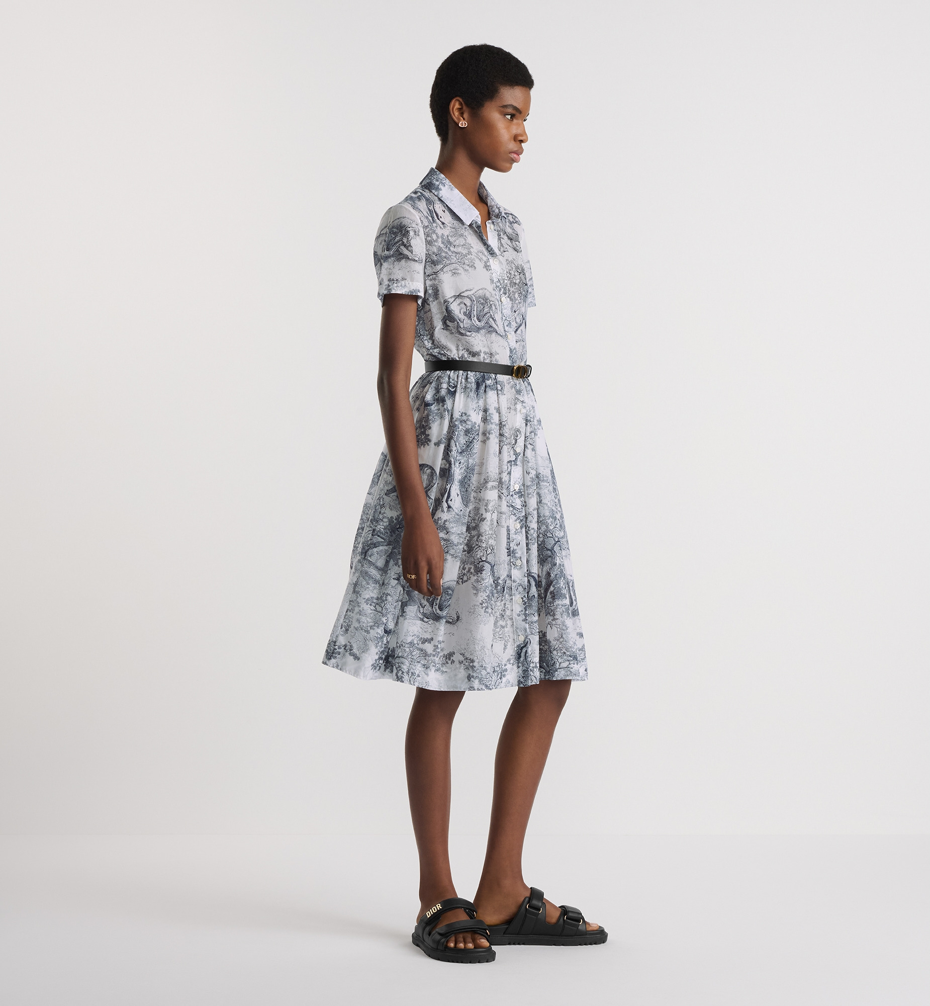 Mid-Length Shirt Dress - 2