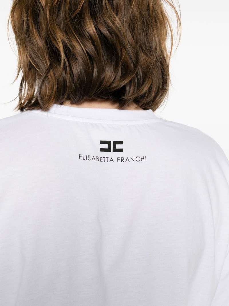 slogan-print cotton T-shirt 5