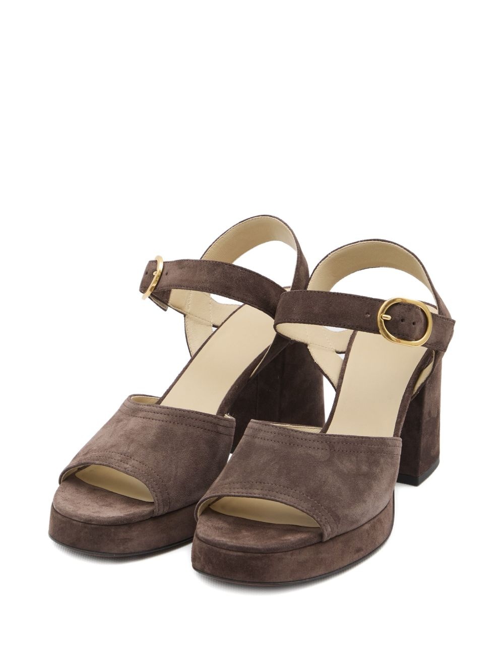 100mm platform buckle-strap sandals - 2