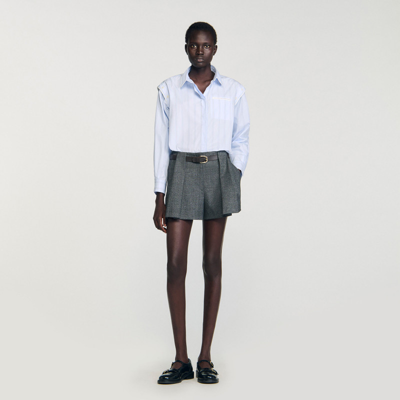 Sandro STRIPED SHIRT outlook