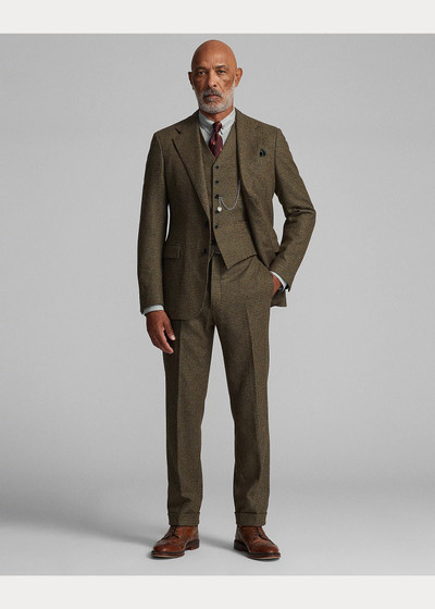 RRL by Ralph Lauren Slim Houndstooth Wool Twill Suit Trouser outlook