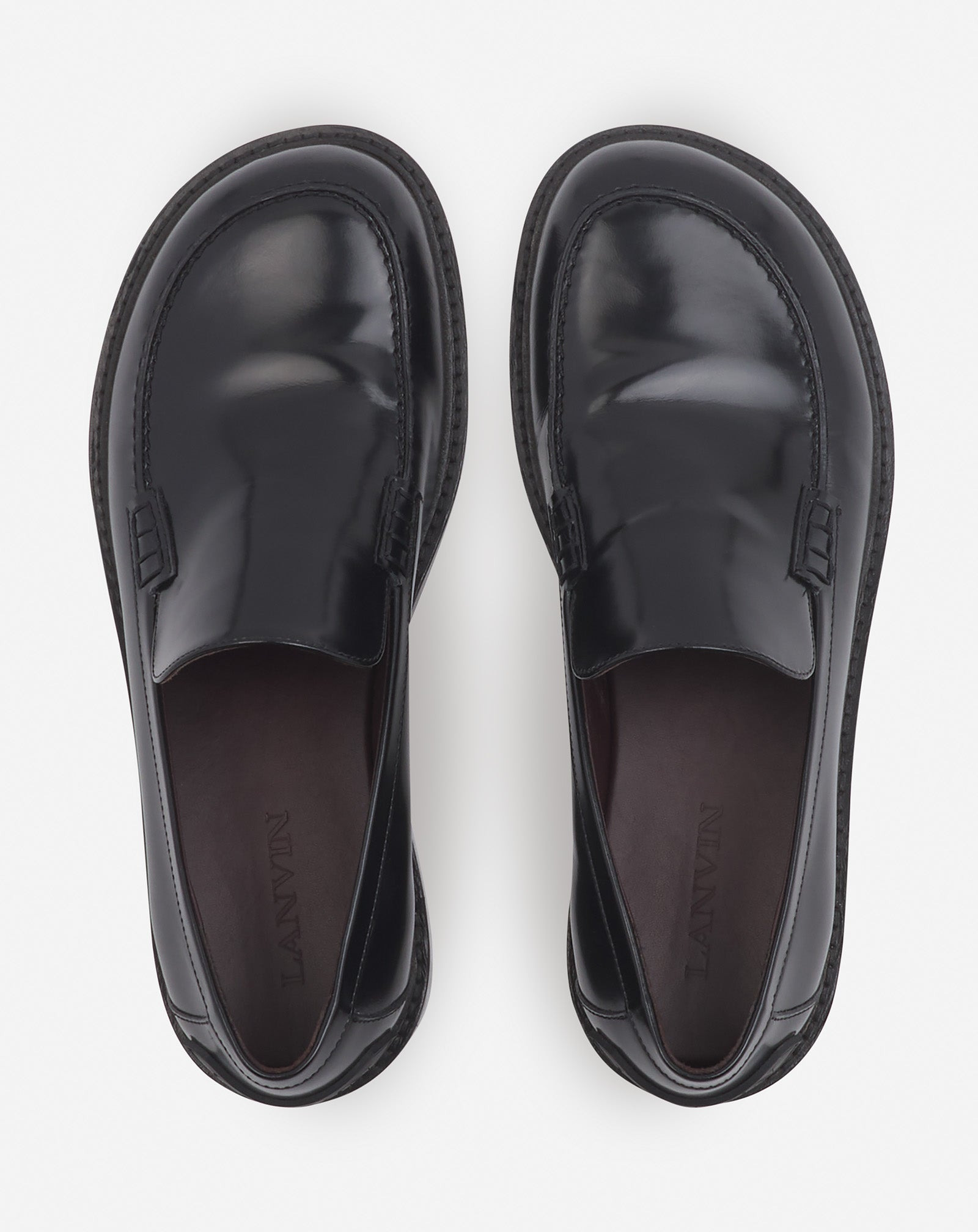 SPINTO LOAFERS IN GLOSSY LEATHER - 3