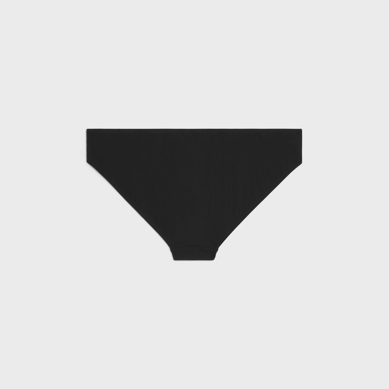 CELINE triomphe swimsuit bottom in matte jersey outlook