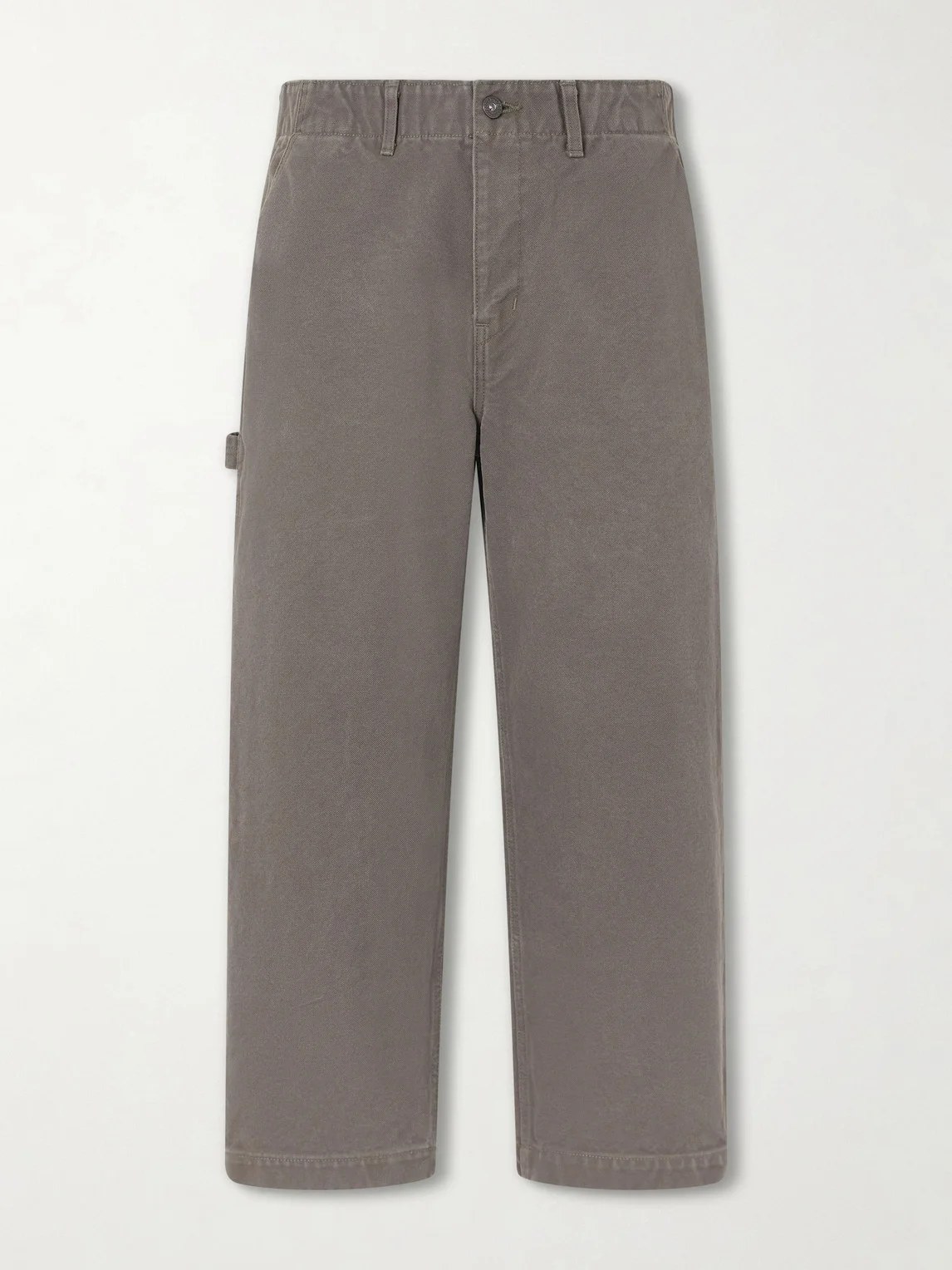 ARMSTG2501 Straight-Leg Cotton-Canvas Trousers - 1