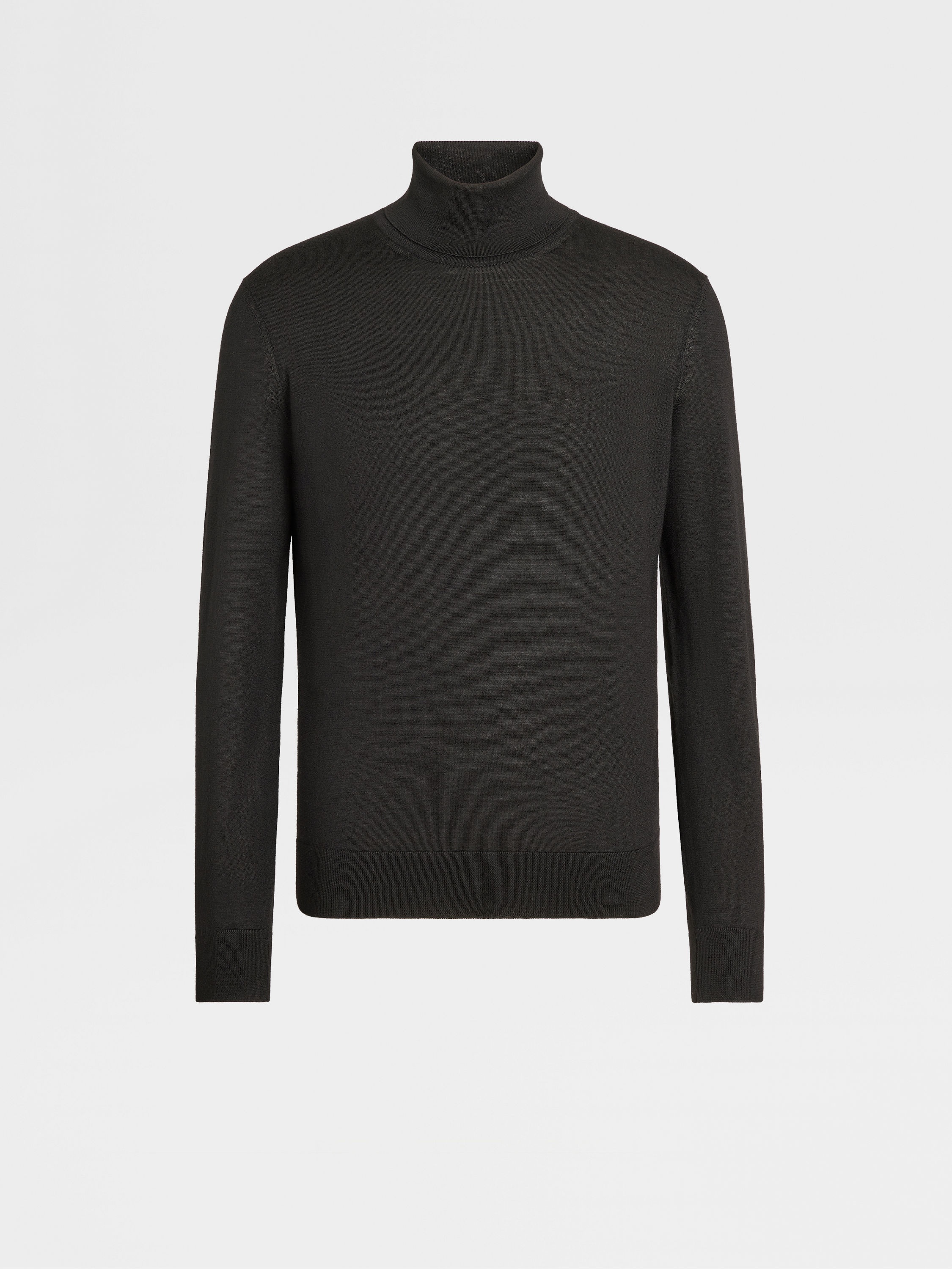 BLACK CASHSETA LIGHT TURTLENECK - 1