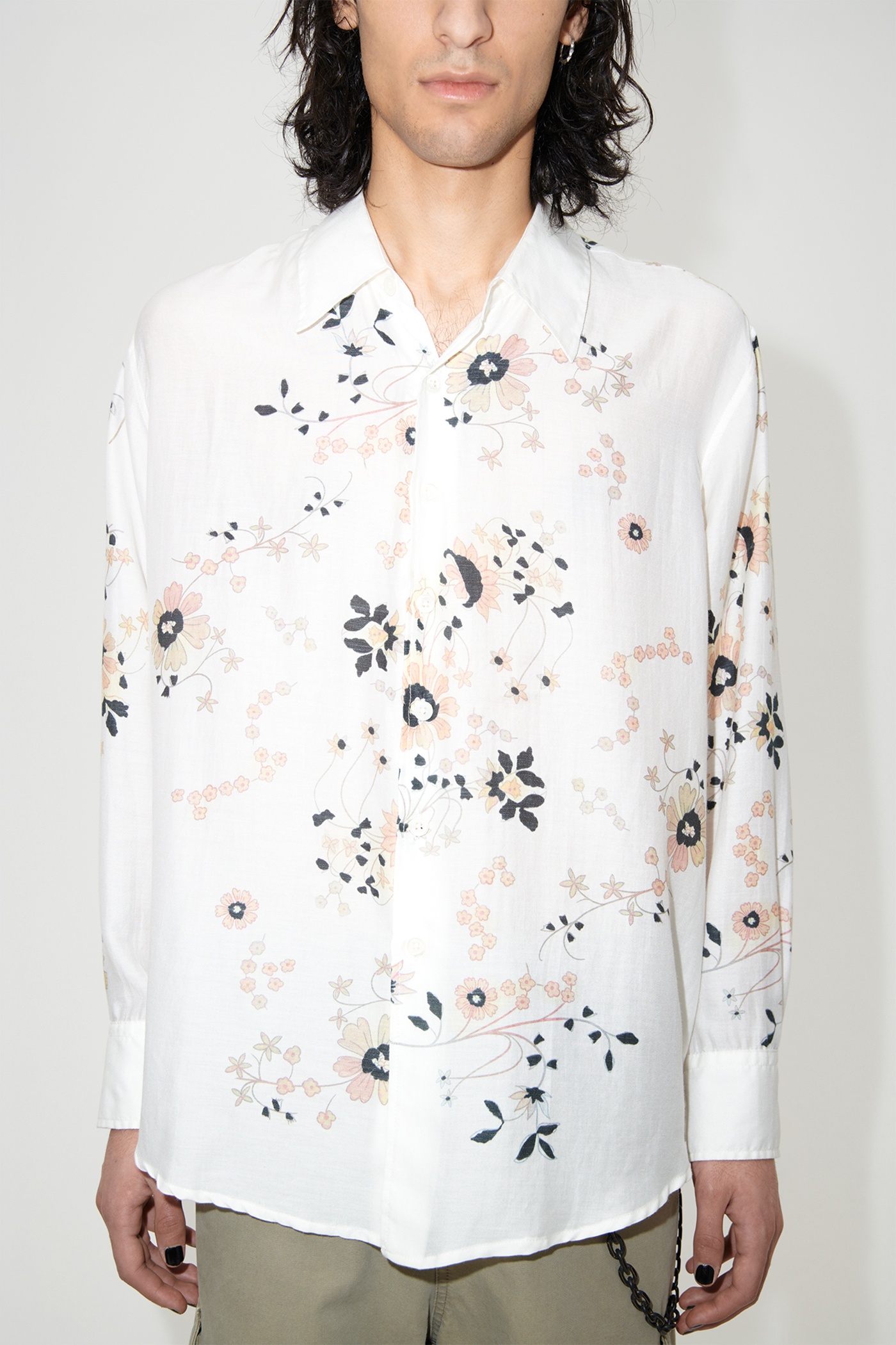Above Shirt Eastern Flower Print - 3