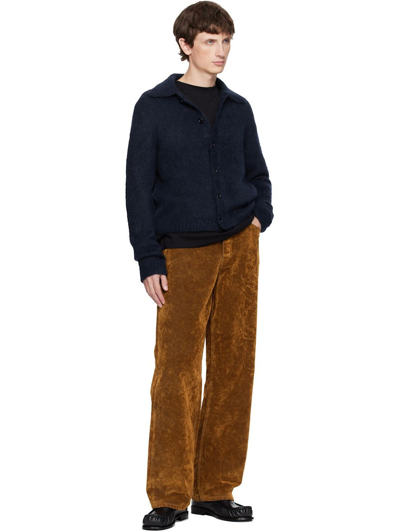 Dries Van Noten Tan Loose-Fit Jeans outlook