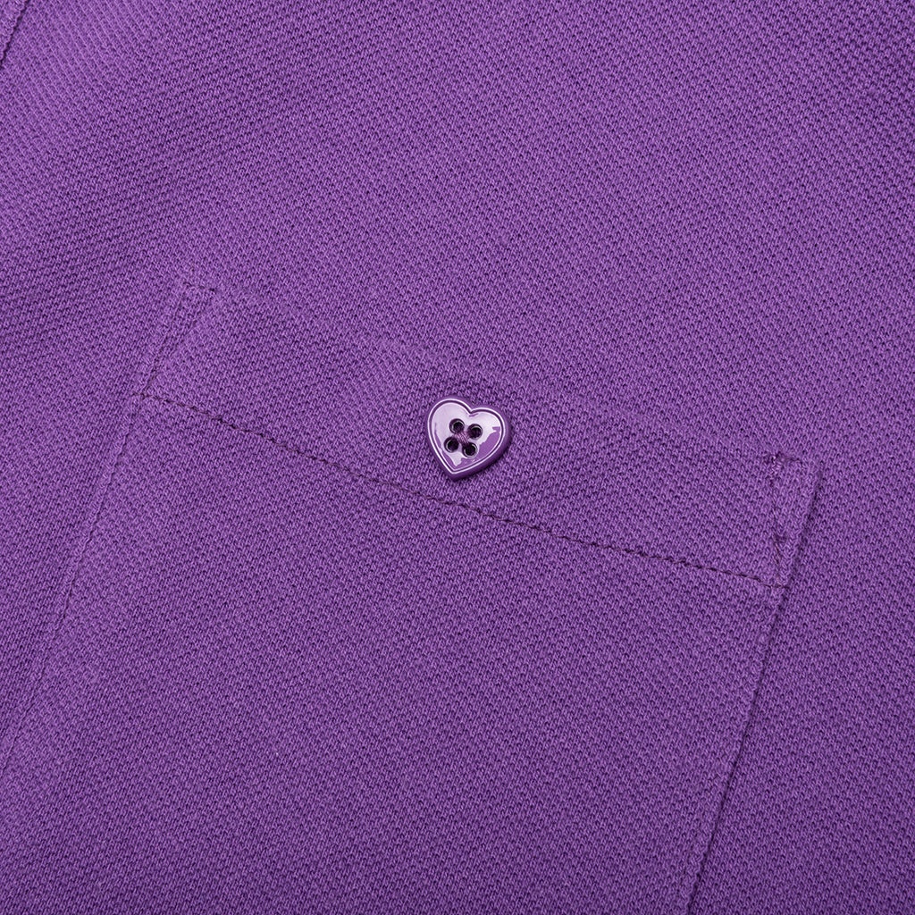 BIG POLO SHIRT - PURPLE - 4