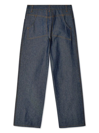 ECKHAUS LATTA mid-rise cotton jeans outlook