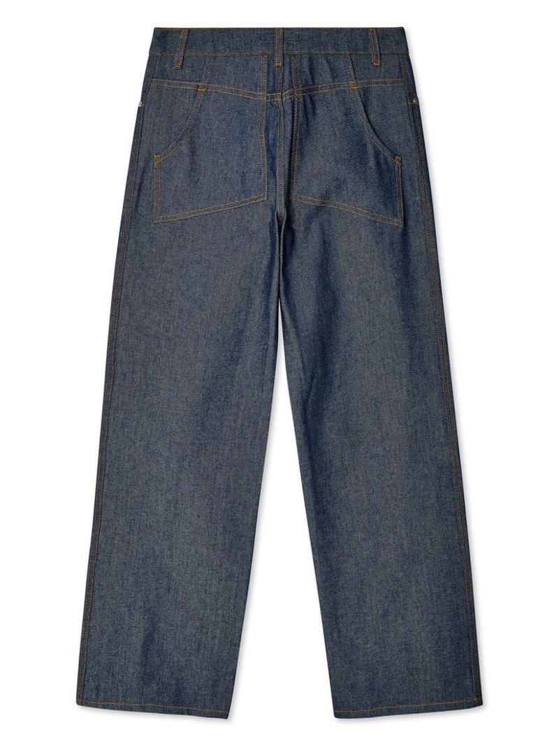 ECKHAUS LATTA mid-rise cotton jeans outlook
