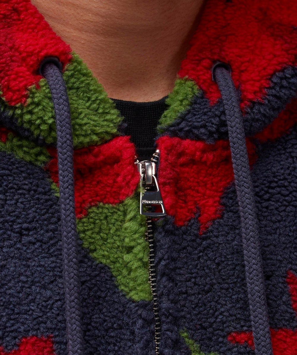 Fleece hooded jacket - 4