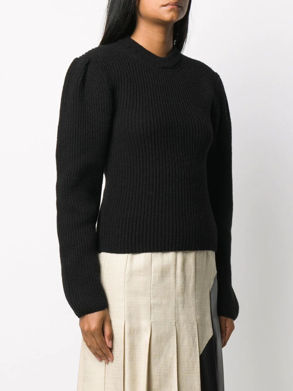 knitted long-sleeve jumper - 3