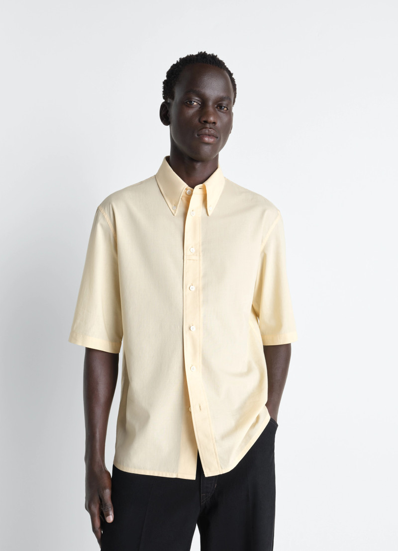 Lemaire SHORT SLEEVE SHIRT IN WASHED COTTON MUSLIN outlook