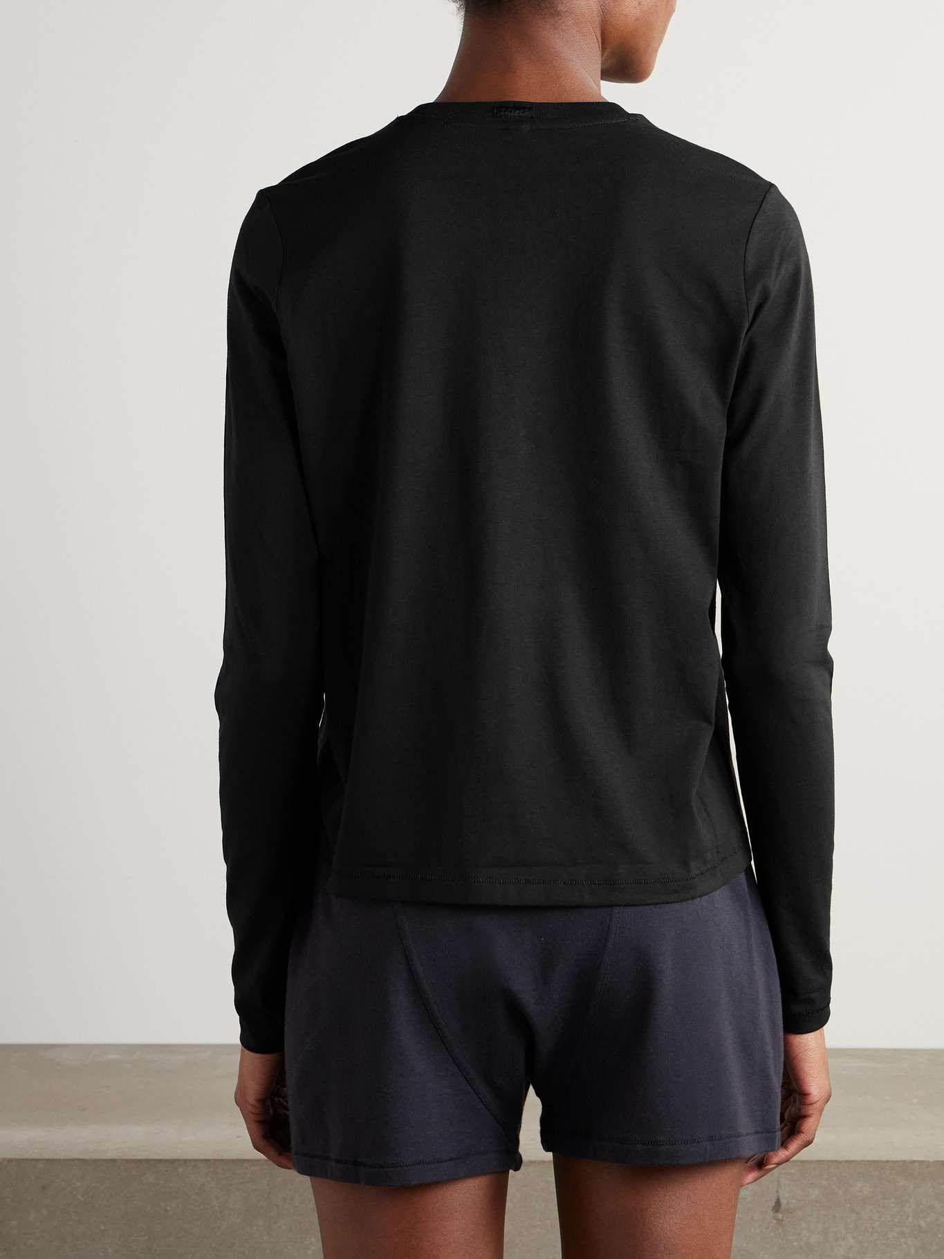 Long Sleeve T-Shirt - Onyx Black - 3