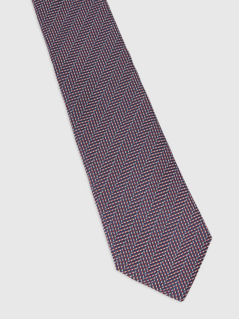 Missoni Tie with oblique chevron pattern outlook