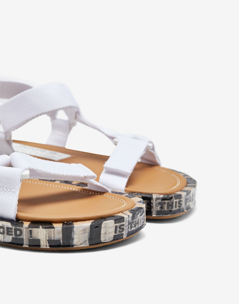 Strapped leather sandals 5