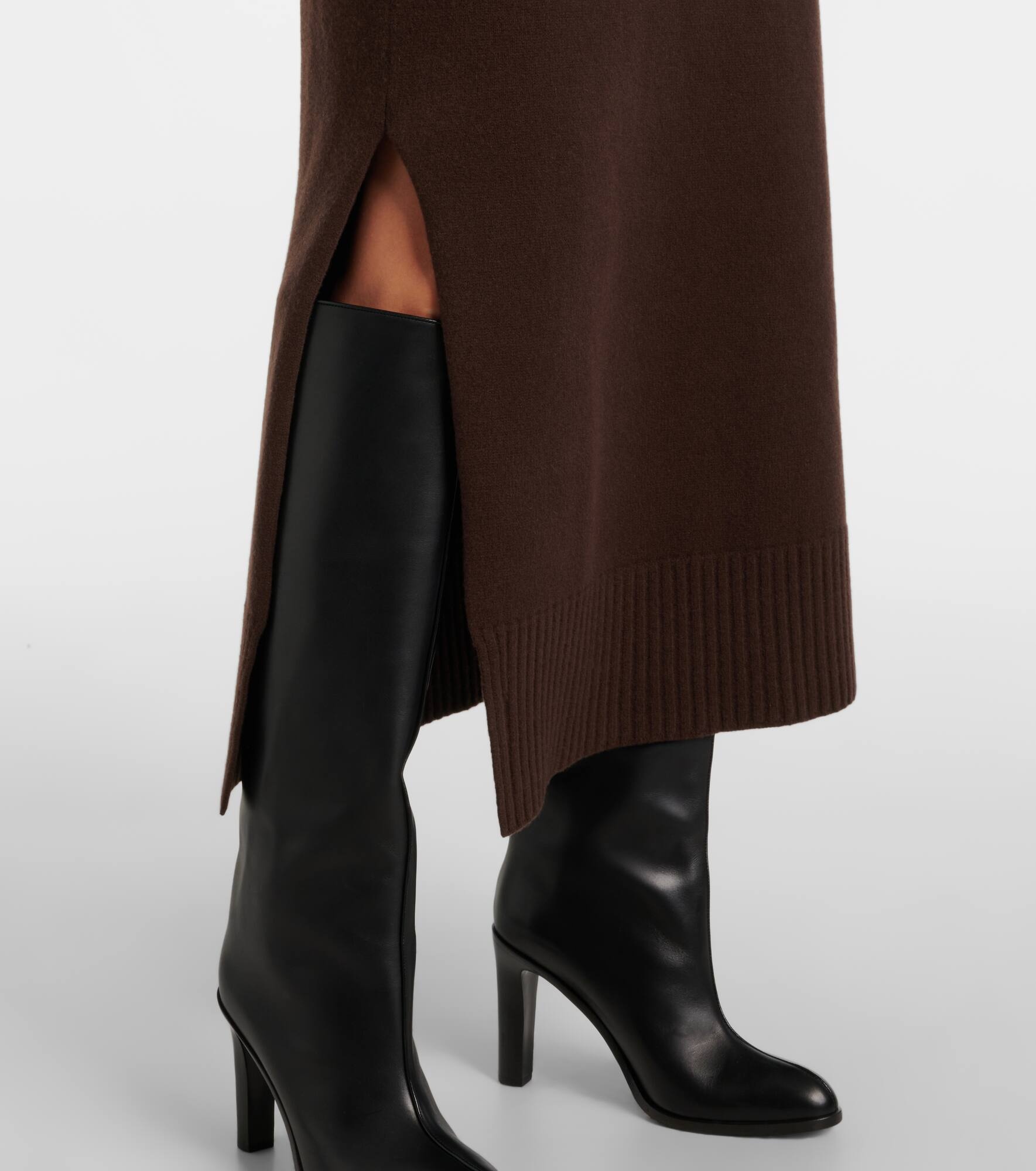 Ainsley wool and cashmere shift dress - 5