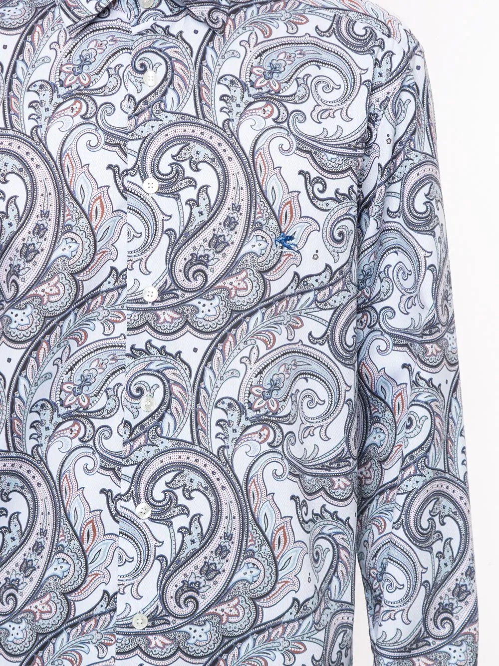 paisley-print cotton shirt - 5