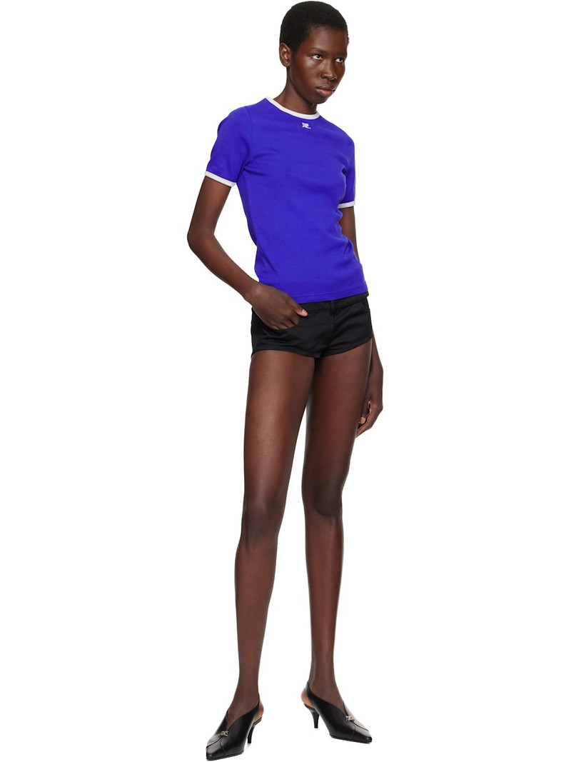 courrèges Blue Heritage Contrast T-shirt outlook