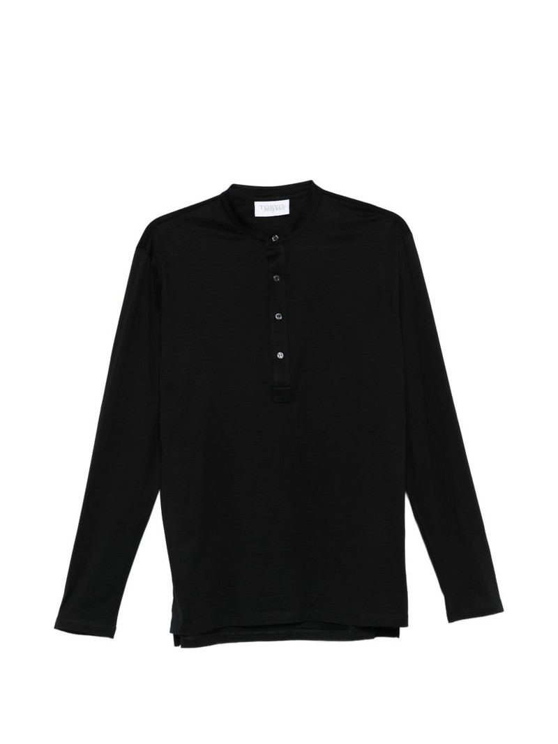 button-up T-shirt 1