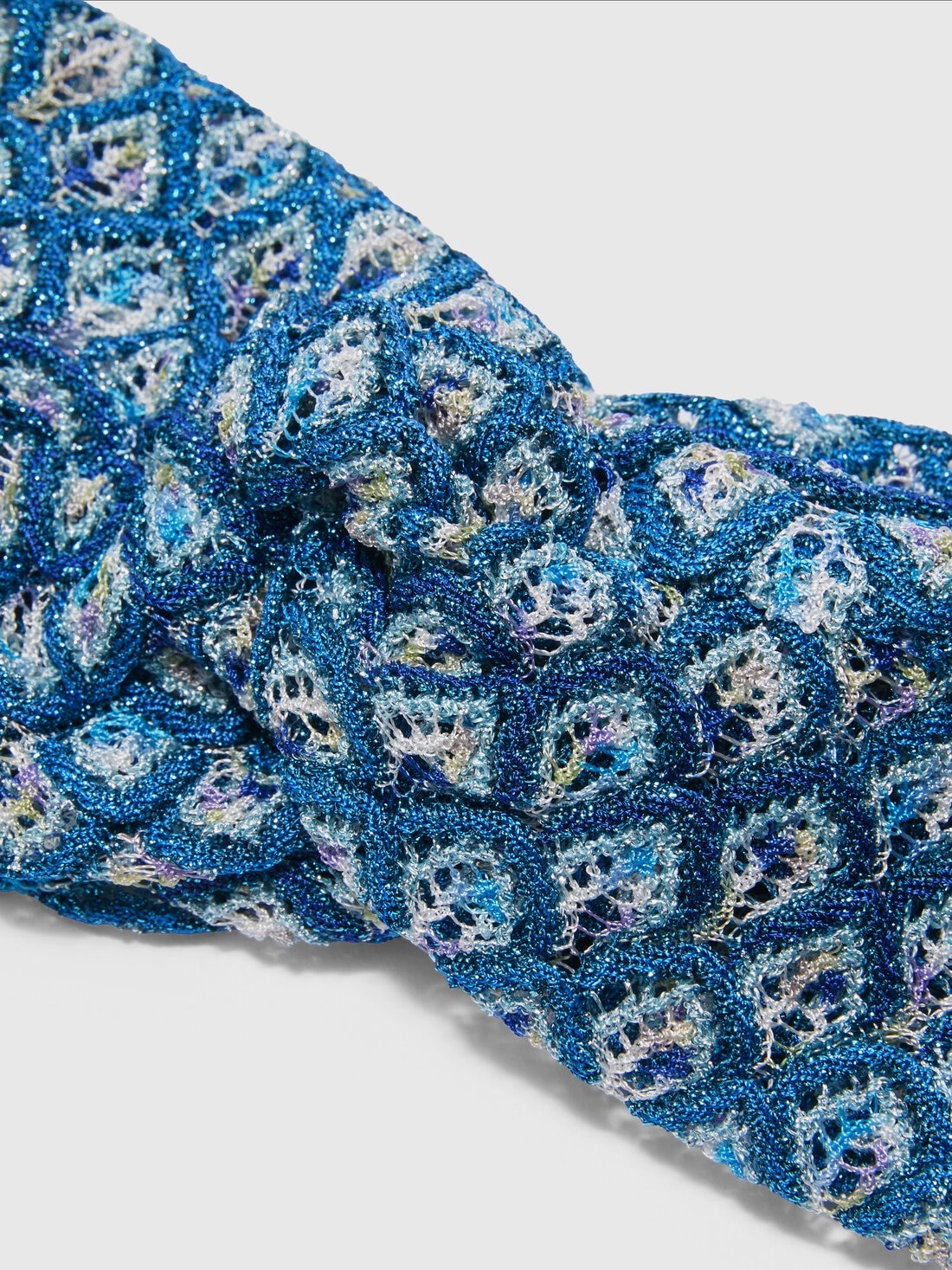 Viscose headband with lamé shell motif - 2
