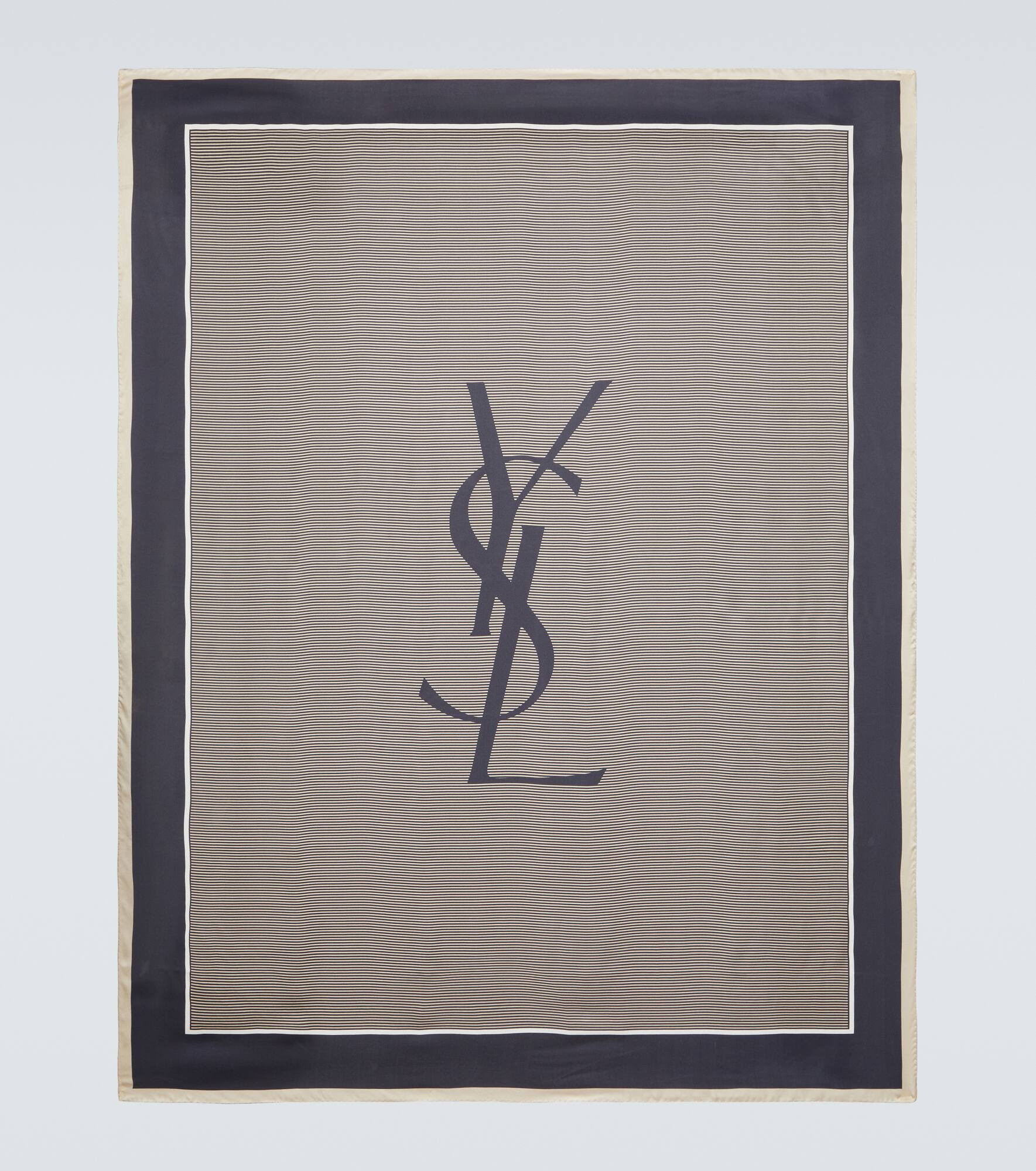Cassandre silk charmeuse stole - 5