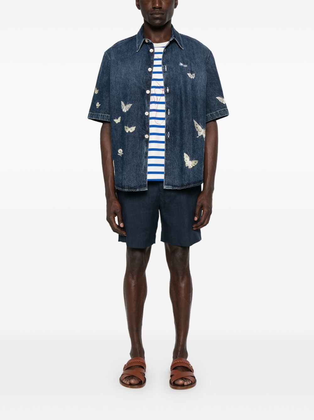 linen shorts - 2