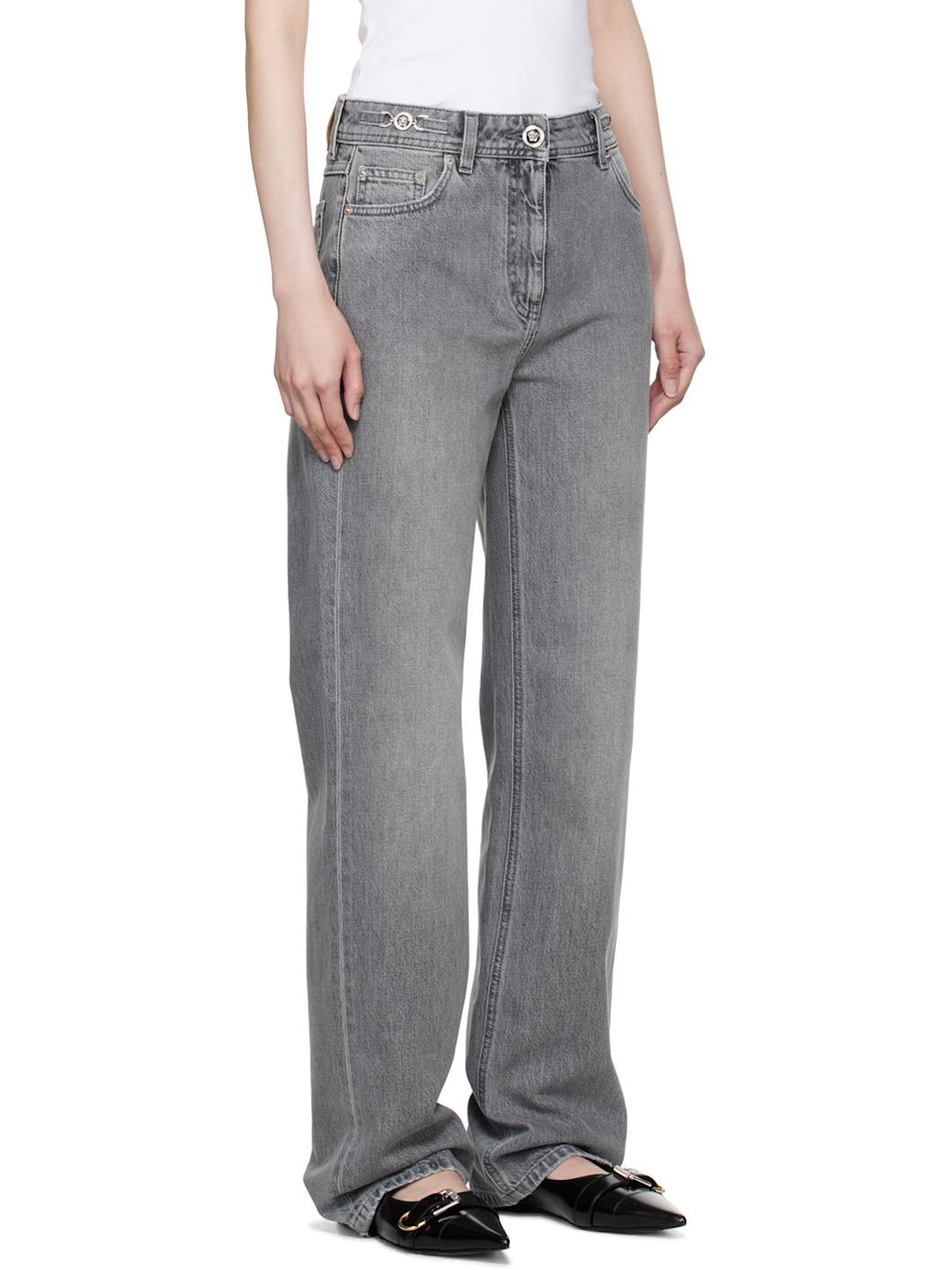 Gray Regular-Fit Medusa '95 Jeans - 2