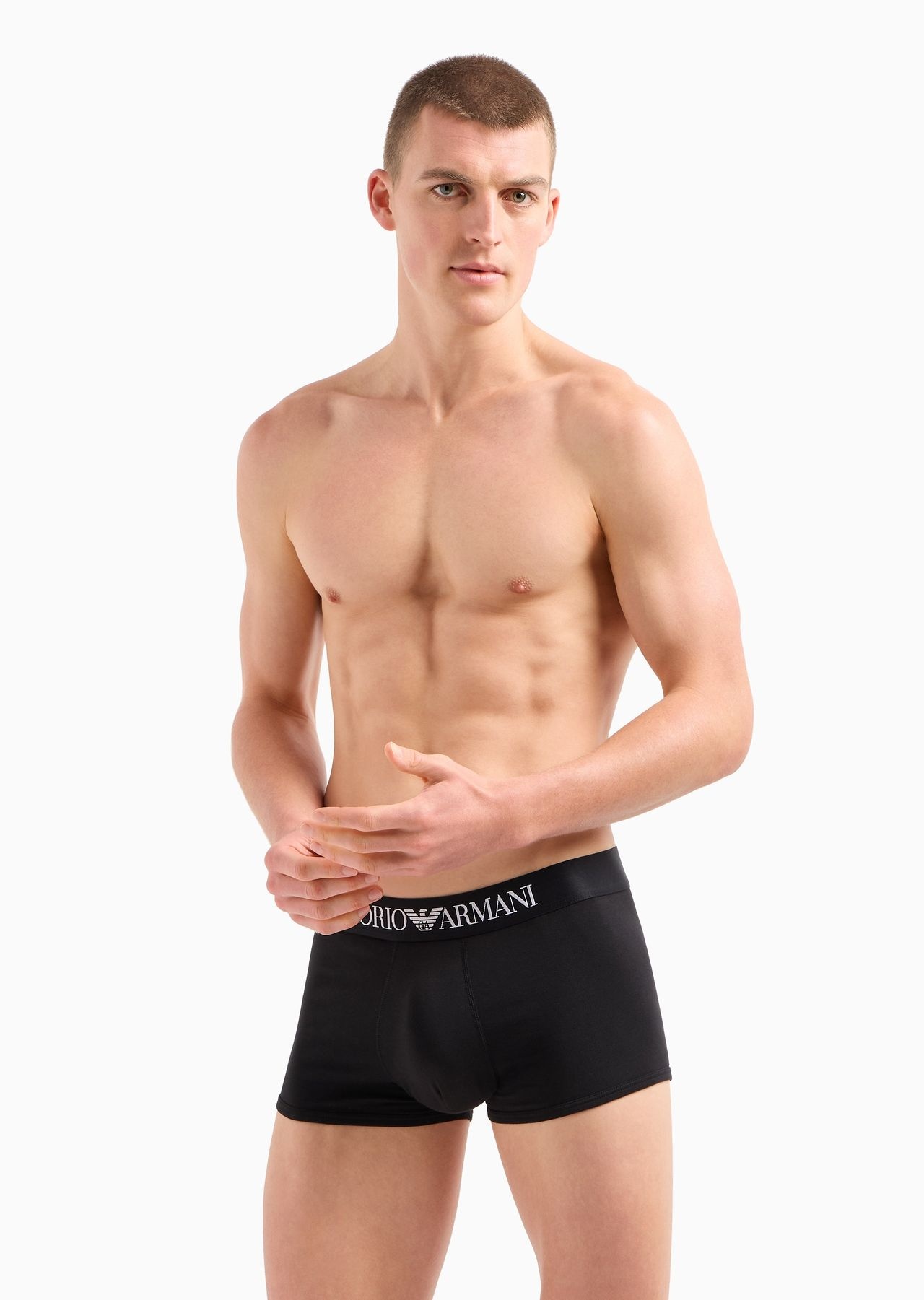 Basic boxer briefs with logo waistband - 2