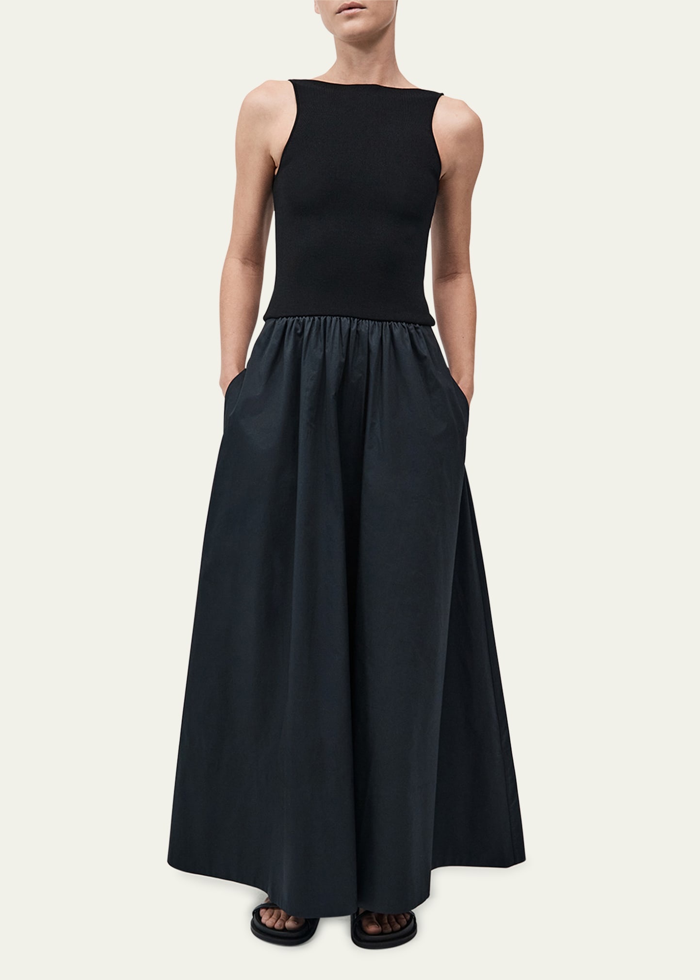 Bateau Cut-Out Dress - 2