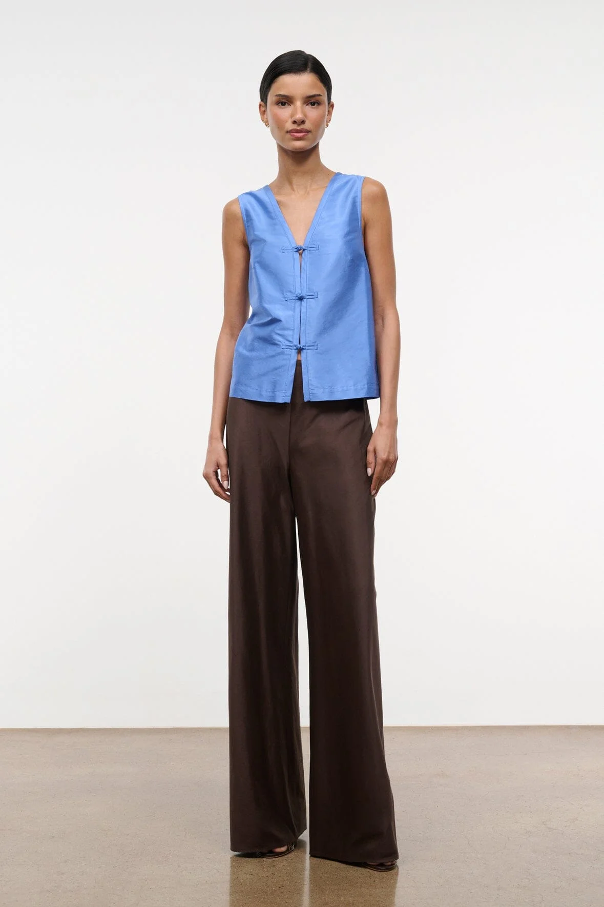 STAUD SAMI SILK TOP COAST - 1