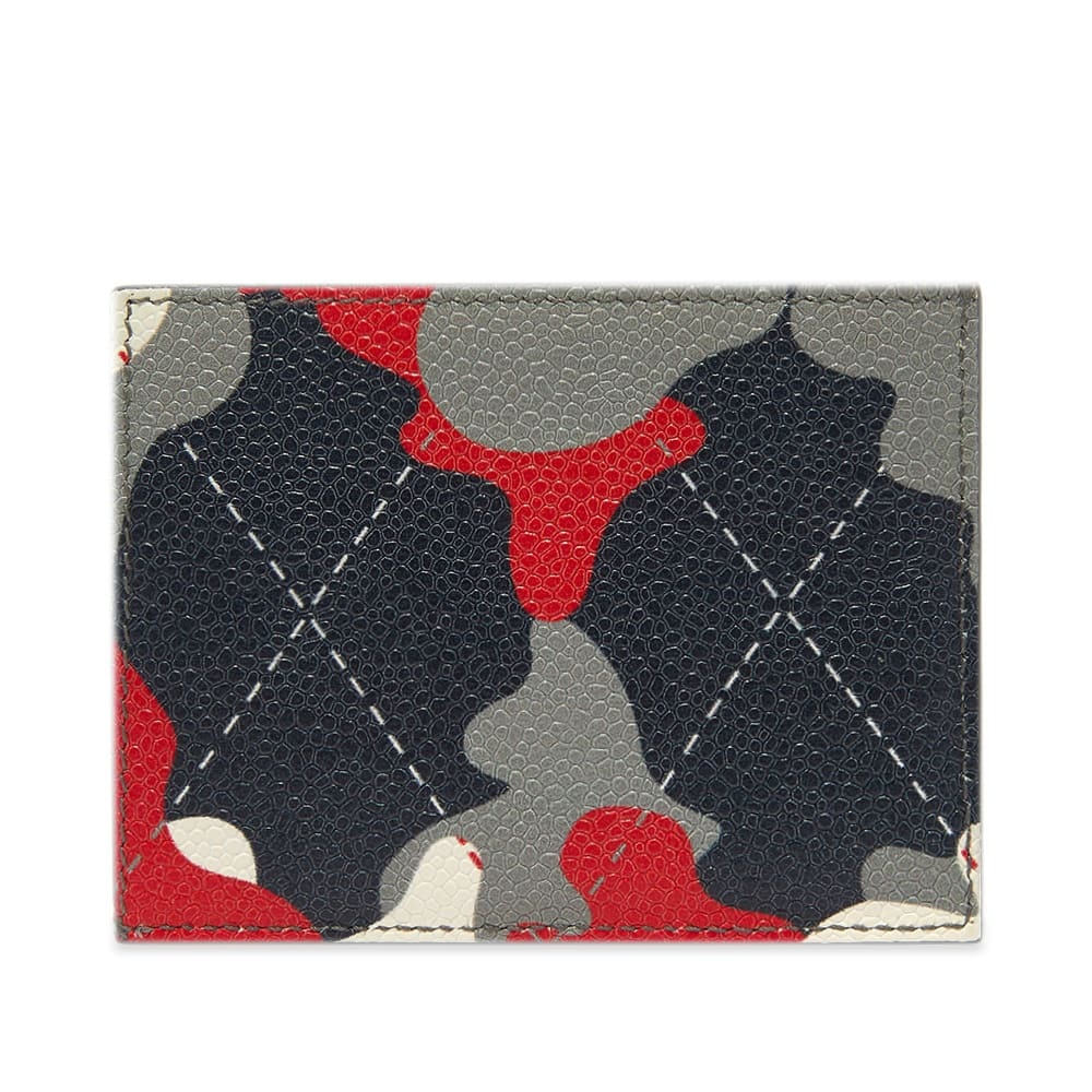 Thom Browne Camo Argyle Card Holder - 2