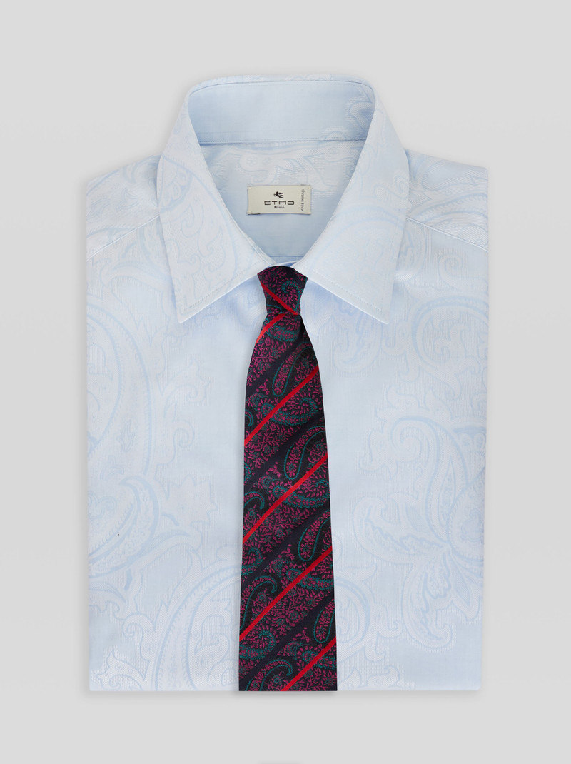Etro REGIMENTAL PAISLEY SILK TIE outlook