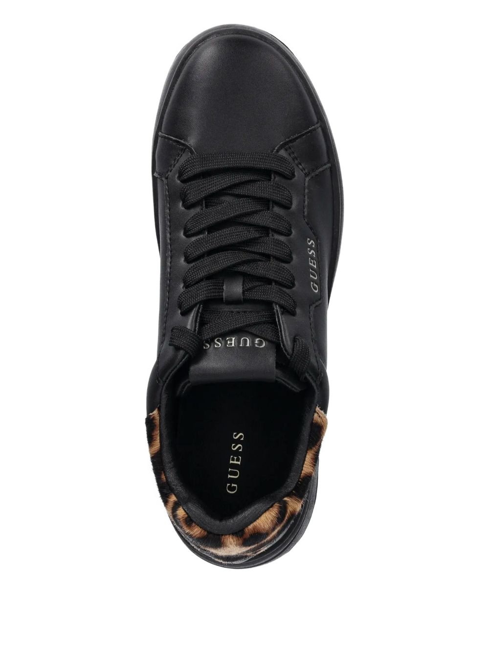 leopard-print heel sneakers - 4