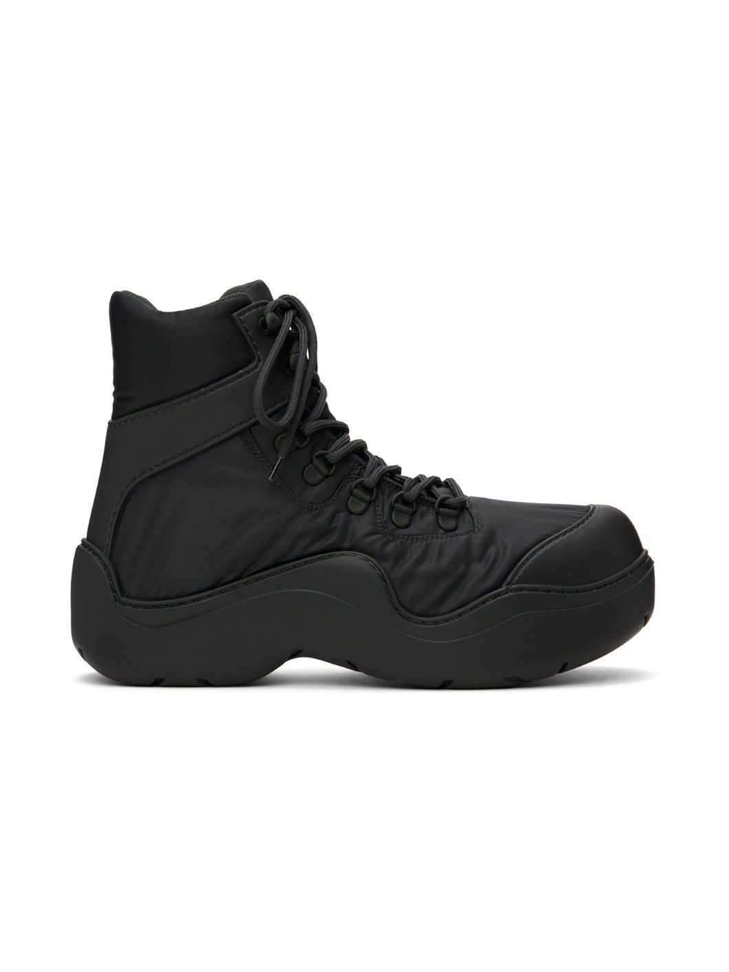 Black Puddle Bomber Boots - 1
