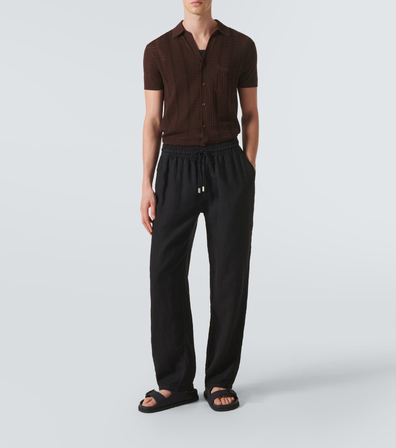 Vilebrequin Pacha linen wide-leg pants outlook