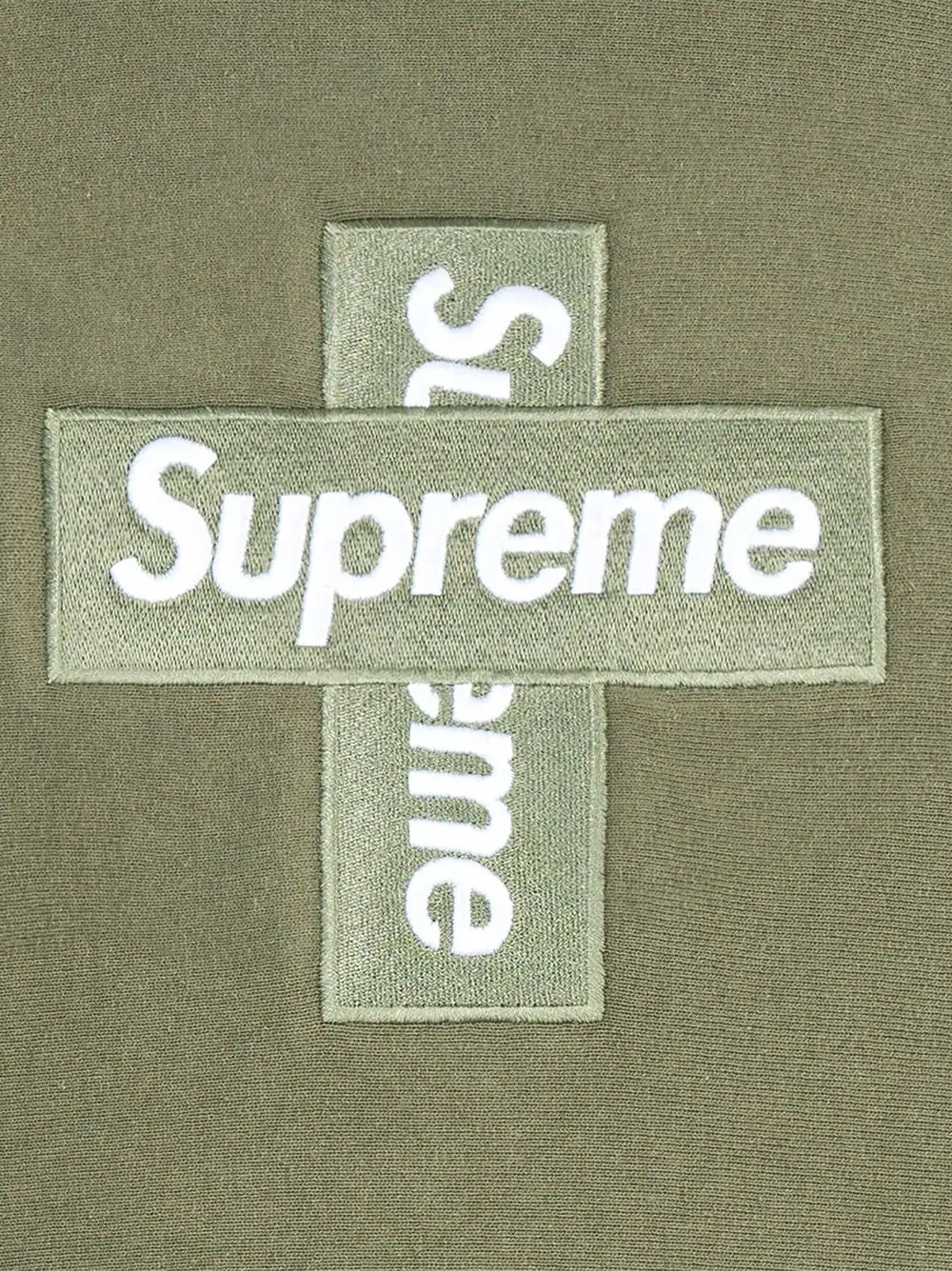 cross box logo hoodie - 3