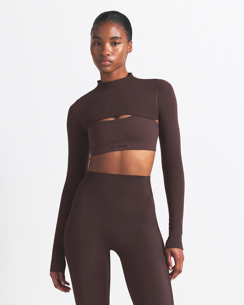 NikeSKIMS Vintage Seamless Women's Long-Sleeve Shrug 1