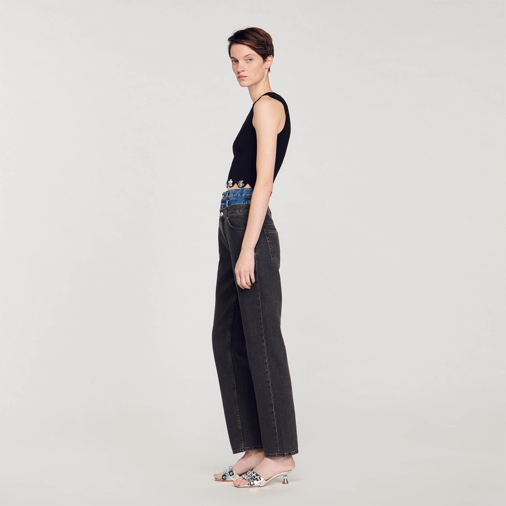 KNIT CROP TOP - 7