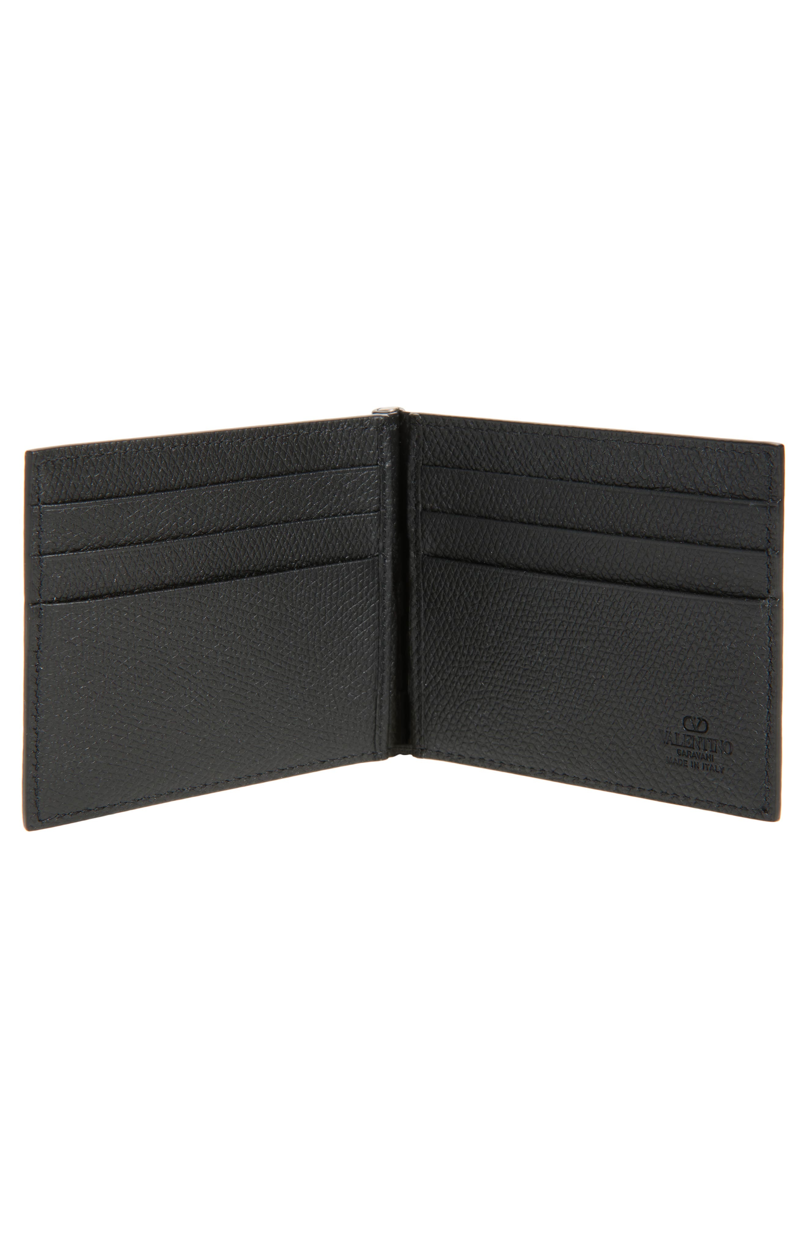 Valentino Garavani VLOGO Leather Bifold Wallet in Black at Nordstrom - 2